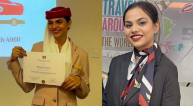 Ambiance student khusi join Emirates Cabin Crew