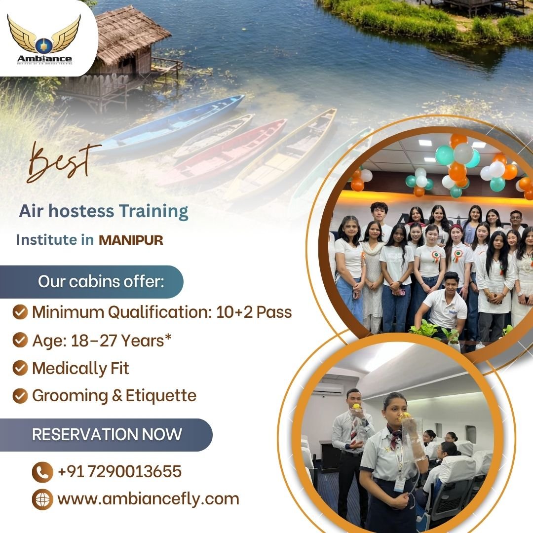 Best air hostess training in Manipur